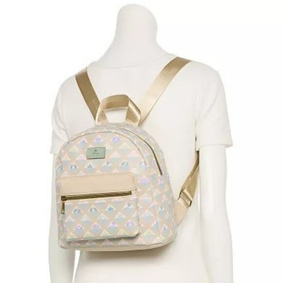 Disney Princesses Subtle All Over Print Mini Backpack and Wallet NWT​ main image 4